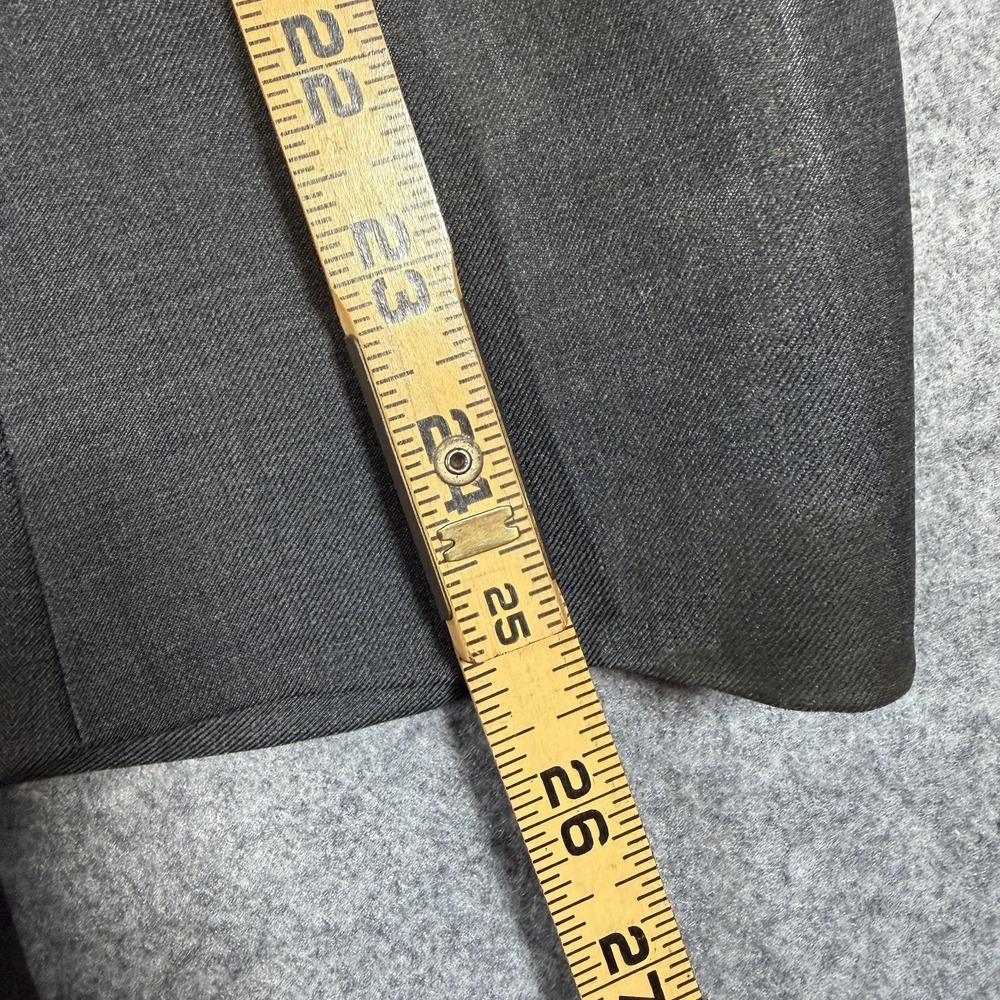 Lauren Ralph Lauren Suit Jacket Mens 44R Gray Wool Two Button Made In Canada - Picture 12 of 12